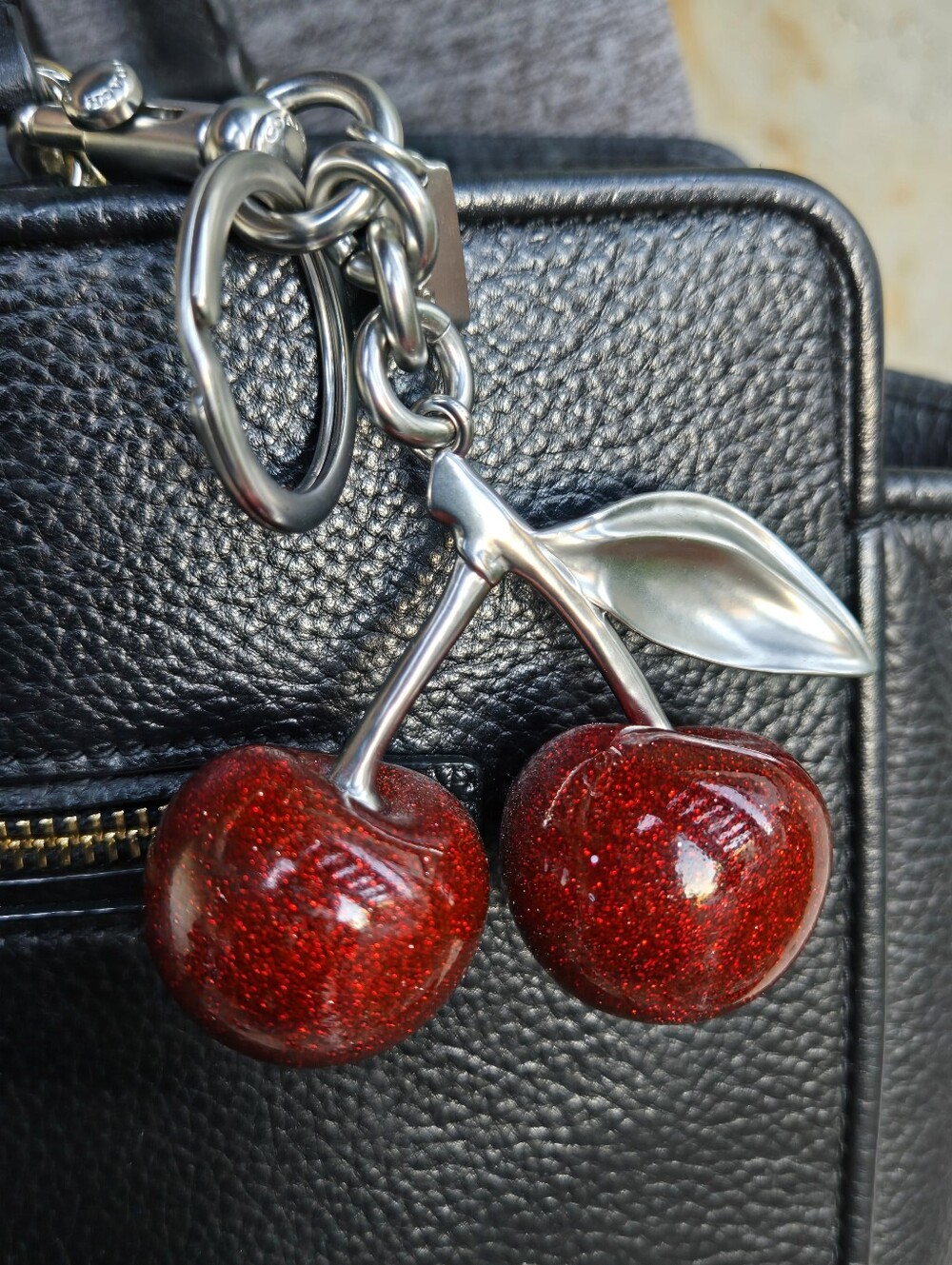Cherry Bag Charm